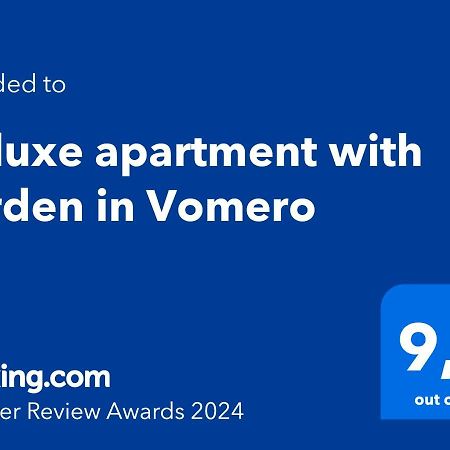 Deluxe Apartment With Garden In Vomero 나폴리 외부 사진